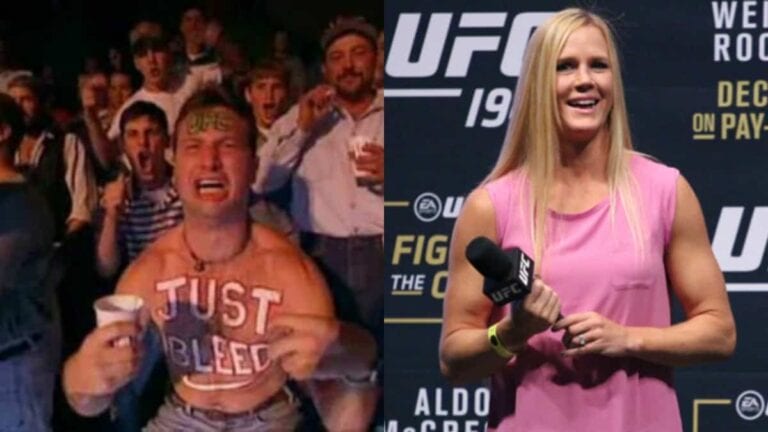Crazy UFC Fans Break Out In Song And Dance For Holly Holm
