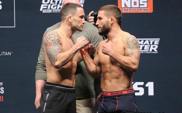 Frankie Edgar and Chad Mendes