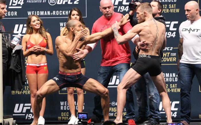 Jose Aldo and Conor McGregor