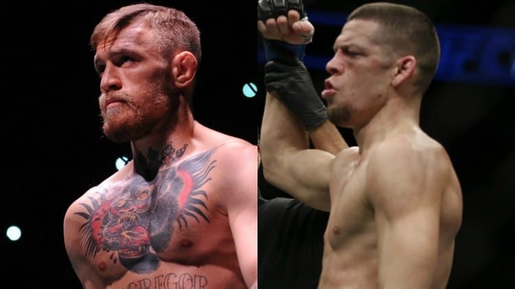 Nate Diaz To Conor McGregor: Get On Your Knees And Beg 1 McGregorDiaz e1450584088260