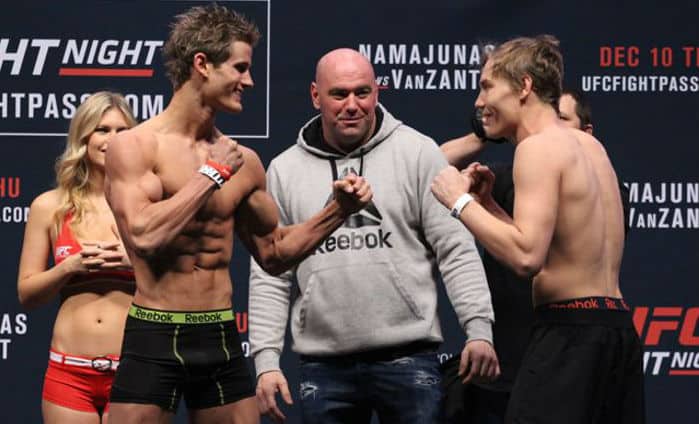 UFC Fight Night 80 Sage Northcutt and Cody Pfister