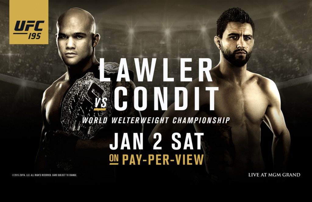 UFC195Poster