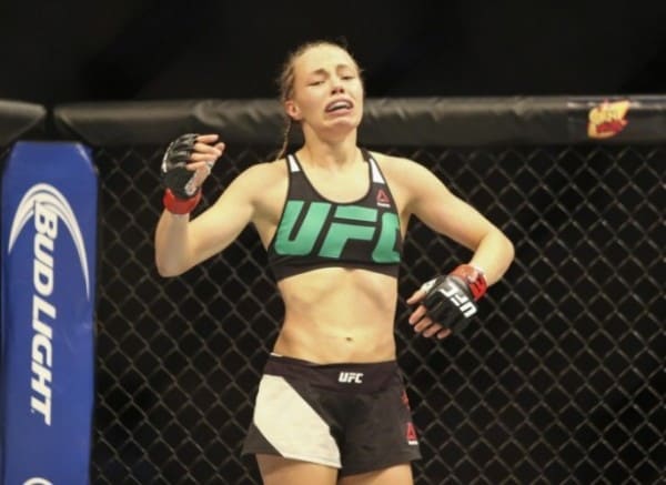 Rose Namajunas Bloodies & Dominates Paige VanZant For Late Finish