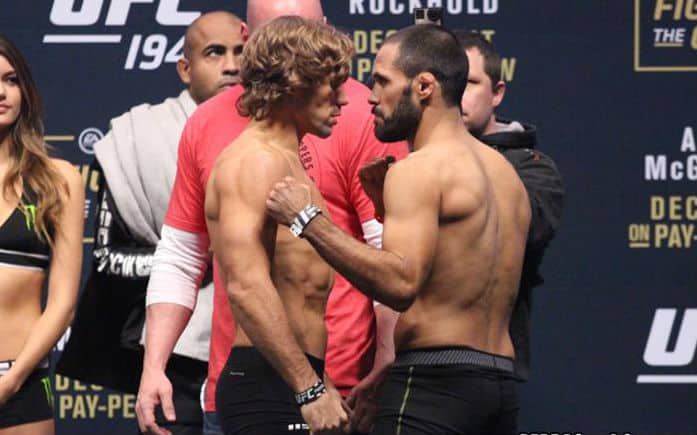 Urijah Faber and Frankie Saenz