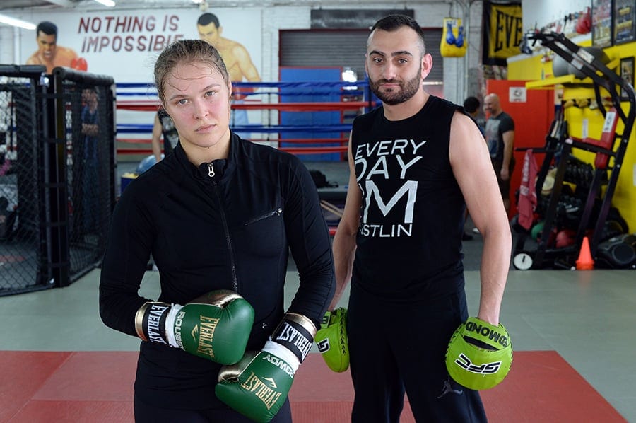 Ronda Rousey’s Coach Makes Excuse For UFC 193 Loss 1 edmond tarverdyan ronda rousey