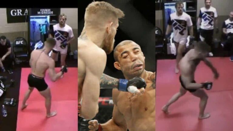 Video: Conor McGregor Acts Out Entire Jose Aldo Fight BEFORE It Happened