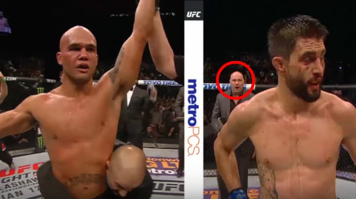 Watch Dana White’s Reaction To Robbie Lawler Winning Decision Instead Of Condit