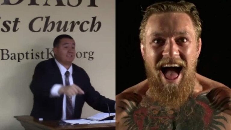WATCH: Baptist Church Rejoices In The Idea Of Conor McGregor’s Death