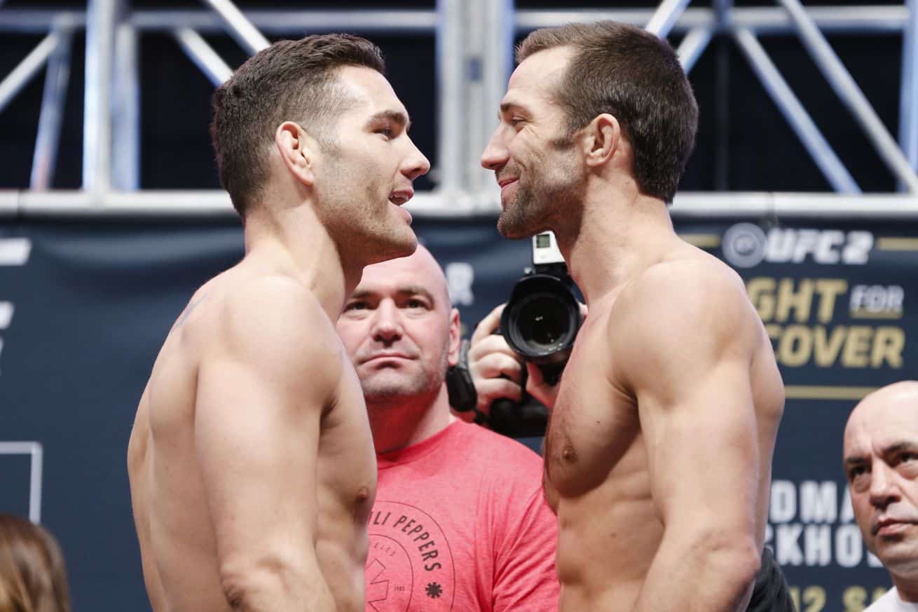 chris weidman vs. luke rockhold