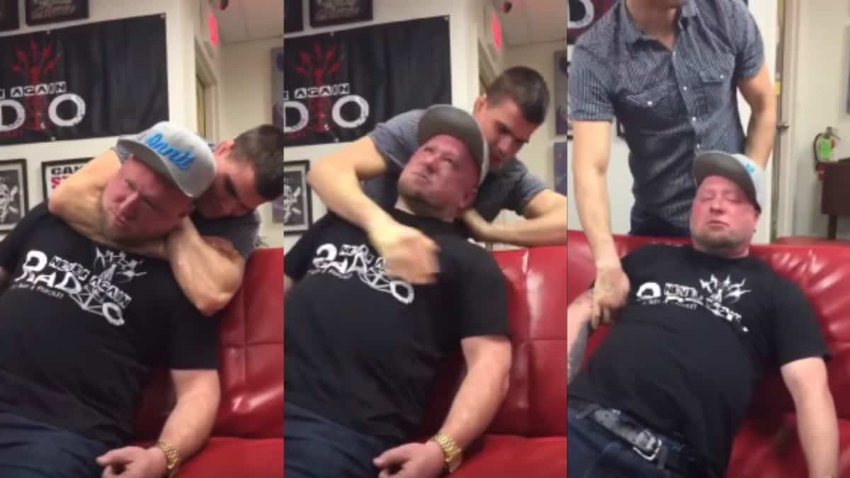 WATCH: CM Punk's Opponent Chokes Radio Show Host Out Cold 1 FotorCreated 10
