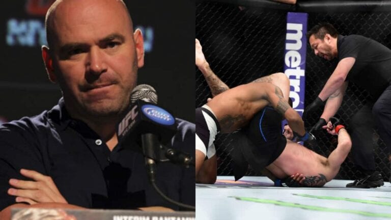 Dana White Is Unhappy With Cerrone vs. Oliveira Stoppage