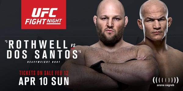 Ben Rothwell vs. Junior dos Santos Set For UFC Fight Night 86