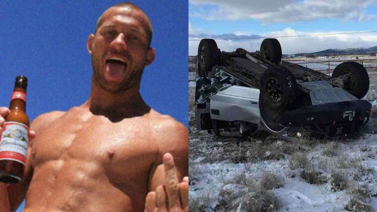 Guess What Donald Cerrone Was Doing When He Wrecked His Car Today 1 cerrone
