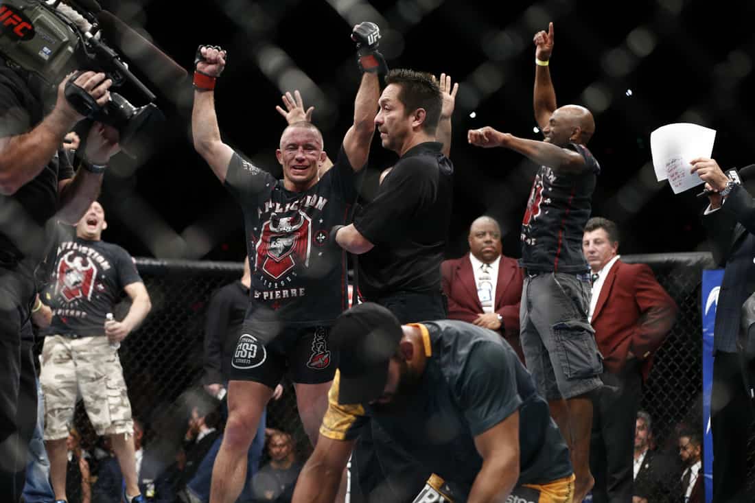 Early GSP vs. Bisping Odds May Or May Not Surprise You 1 338 Georges St Pierre vs Johny Hendricks