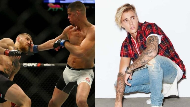 Nate Diaz Sends Hilarious Response To Justin Bieber