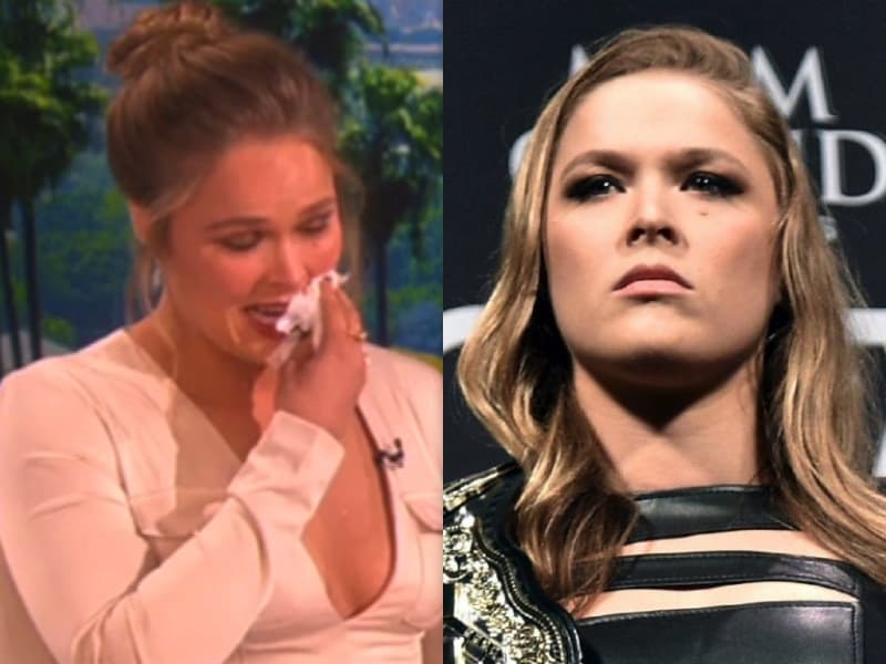 An emotional Ronda Rousey revealed how hard the loss to Holly Holm had actually hit her...