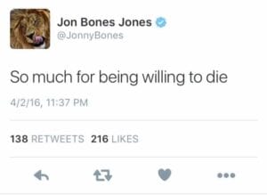 A. Jones Tweet