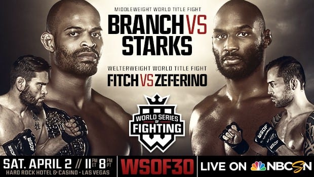 WSOF 30 Results: David Branch Dominates Clifford Starks To Victory