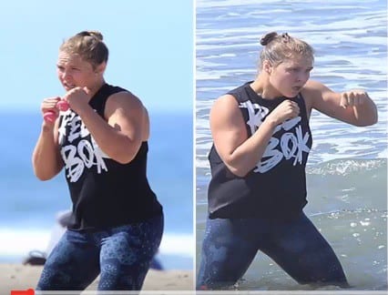 Video: Ronda Rousey Shadow Boxing In New Training Clip