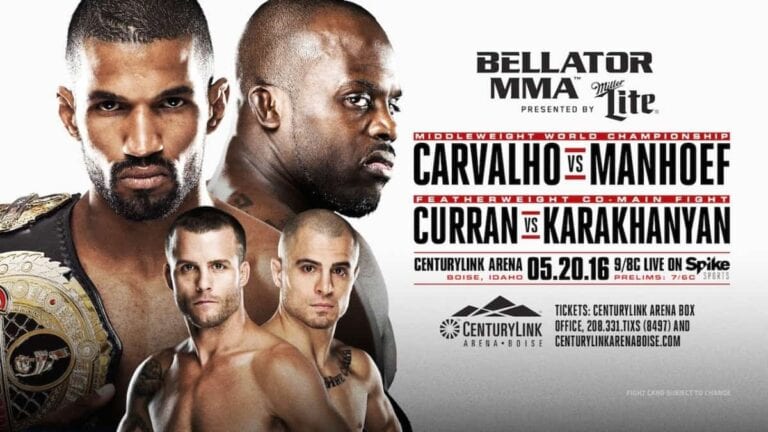 Betting Odds For Bellator 155: Rafael Carvalho Favored Over Melvin Manhoef