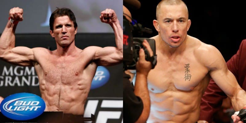 Chael Sonnen ‘Would Love To Kick Georges St. Pierre’s A**’ 1 Chael and GSP