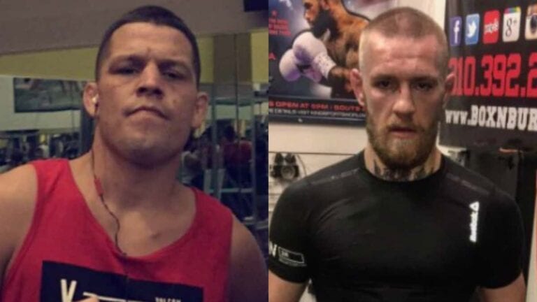 New Pics: Nate Diaz Looks HUGE, Conor McGregor Looking Way Smaller