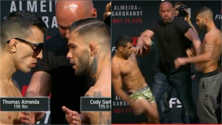 UFC Fight Night 88 Weigh-In Results: Barao & Stephens Get Heated