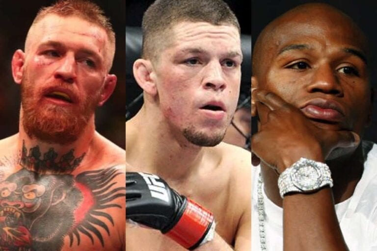 Nate Diaz Says He’ll Whoop Conor McGregor & Floyd Mayweather In The Same Night