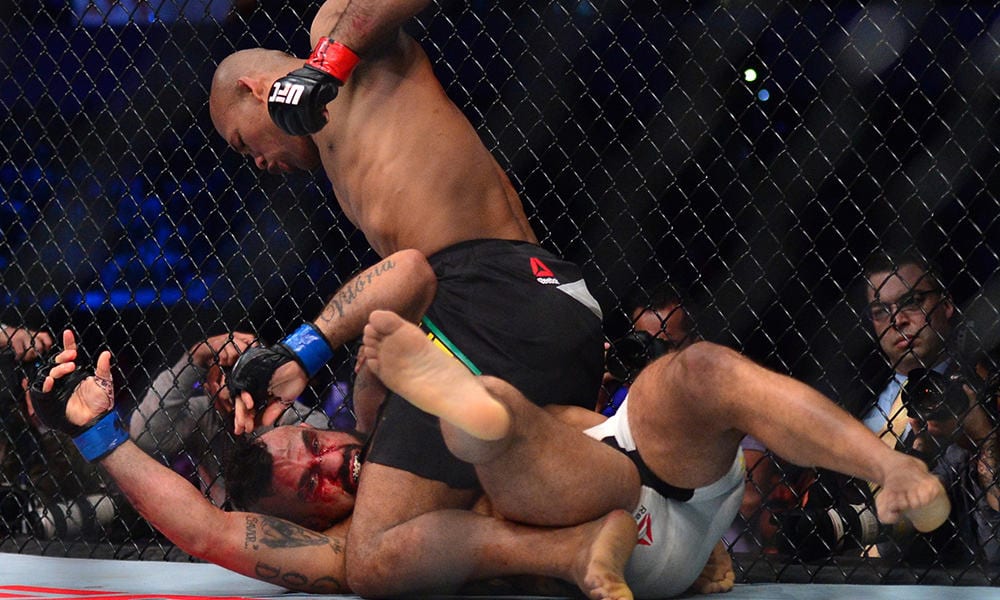 'Jacare' Souza: Luke Rockhold Is Afraid To Fight Me 3 It was at this moment that Vitor Belfort first began considering Buddhism. Mandatory Credit: Jason Silva-USA TODAY Sports