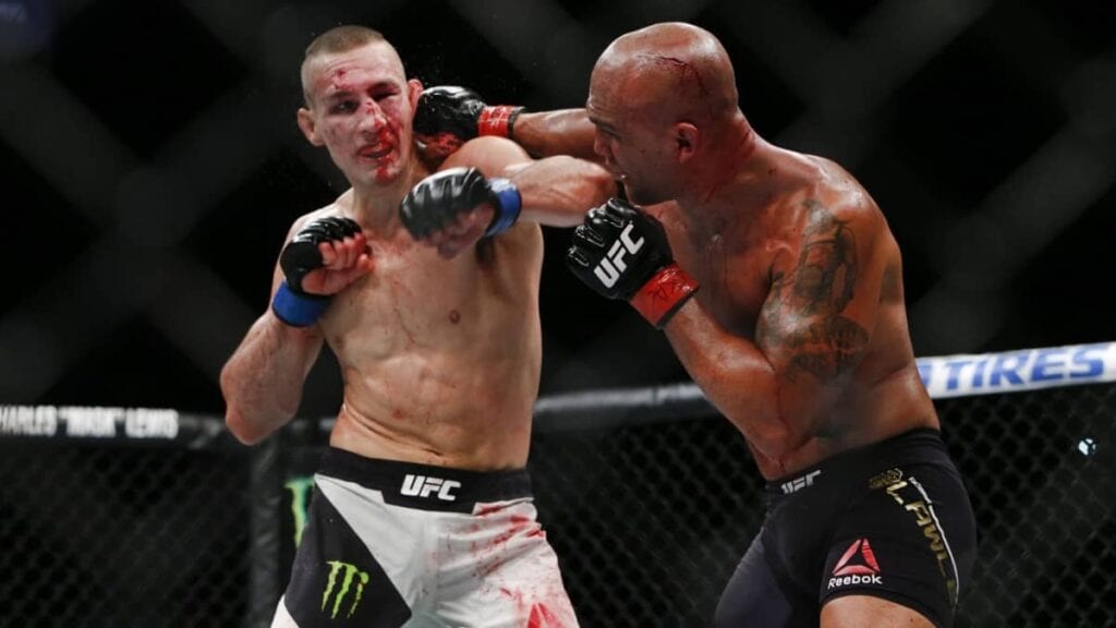 MacDonald would fight in the UFC 189 co-main event, losing by TKO to champion Robbie Lawler after a gruelling war...