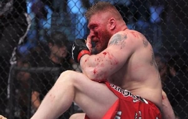 Brock Lesnar Beaten