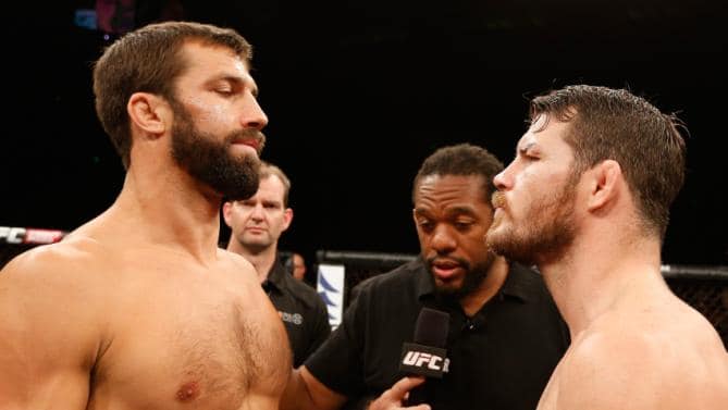 Michael Bisping Denies UFC Is Targeting Luke Rockhold Trilogy Match