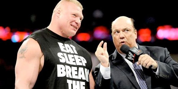 paul heyman brock lesnar