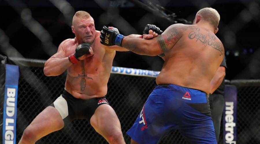 Brock Lesnar looked light on his feet and explosive at UFC 200...