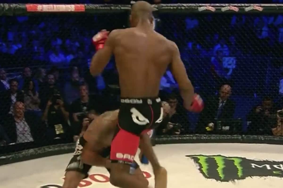 Michael Page's crushing knee fractured Cyborg Santos' skull at Bellator 158...