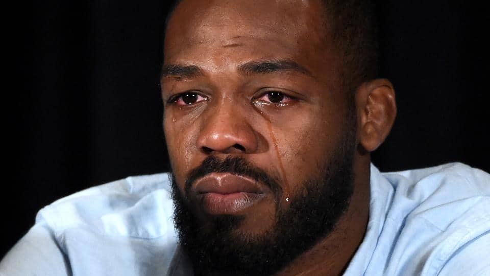 Jon Jones Says Public 'Will Never Understand' His Hardship 1 jon jones crying press conference doping1
