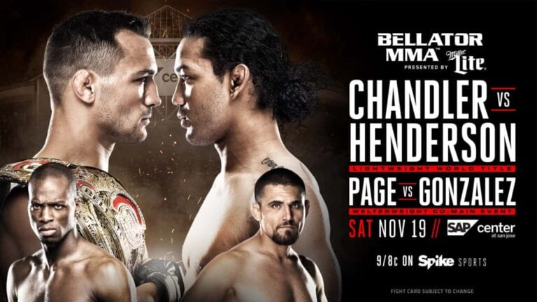 Benson Henderson vs. Michael Chandler Headlines Bellator 163