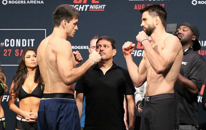 Betting Odds For UFC on FOX 21: Carlos Condit Slightly Favored