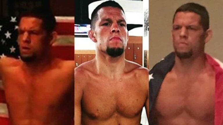 Pics: Full Camp Nate Diaz Looks Like The Hulk