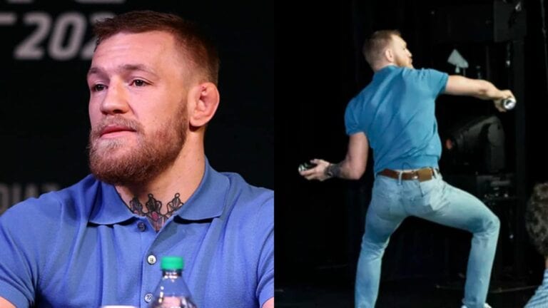 Conor McGregor ‘Was Simply Launching Up Some Hydration’
