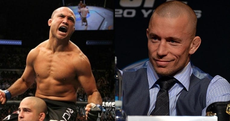 BJ Penn Blasts Georges St-Pierre: Nobody Will Remember Him