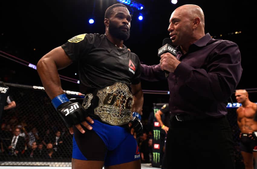 10 MMA Stars Who Had Beef With Joe Rogan 10 584799458 ufc 201 lawler v woodley