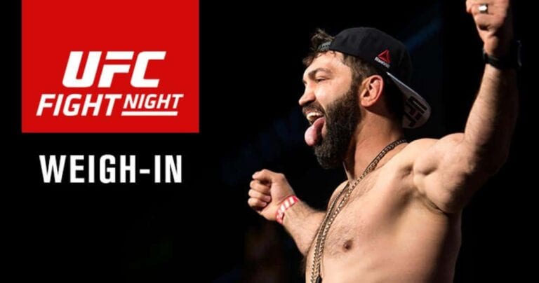 UFC Fight Night 93 Weigh-In Video & Results
