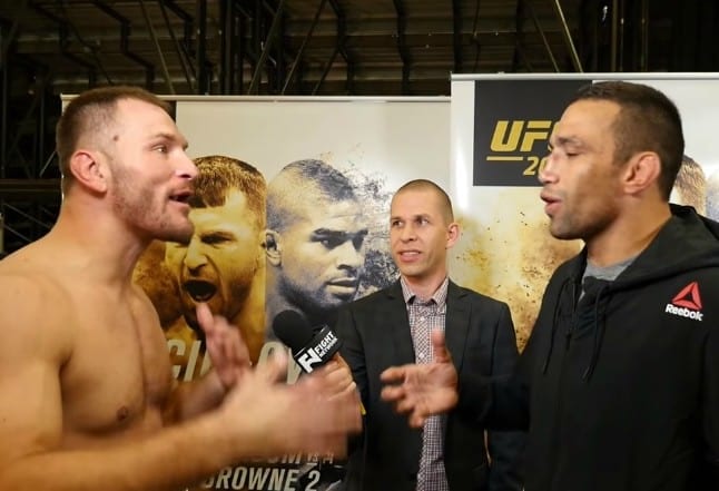 WATCH: Stipe Miocic & Fabricio Werdum Come Face-To-Face At UFC 203