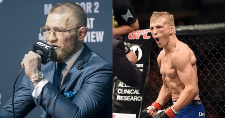 conor mcgregor tj dillashaw st patricks day snake