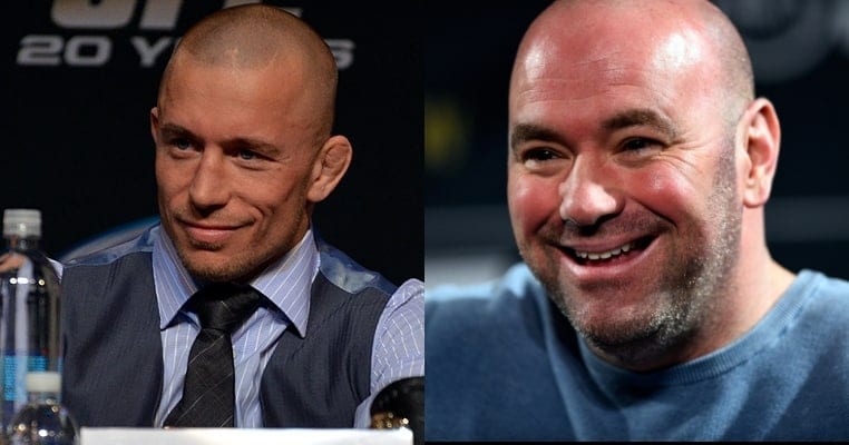Dana White Reacts To Meeting With Georges St. Pierre