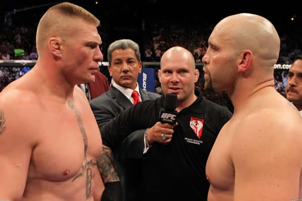 10 Real-Life Giant vs. Giant Fights In MMA 11 Lesnar Carwin