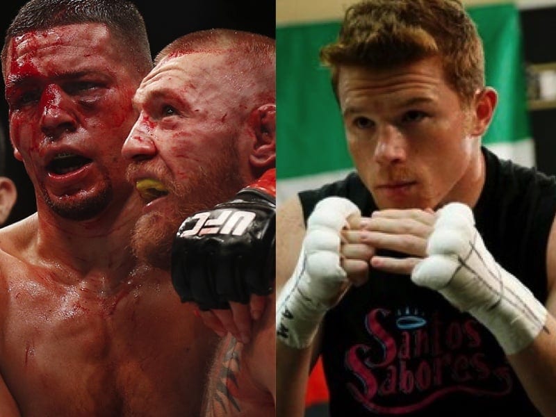 Canelo Alvarez Offers Advice To Nate Diaz On Potential McGregor Trilogy 1 Nate Diaz Conor McGregor Canelo Alvarez