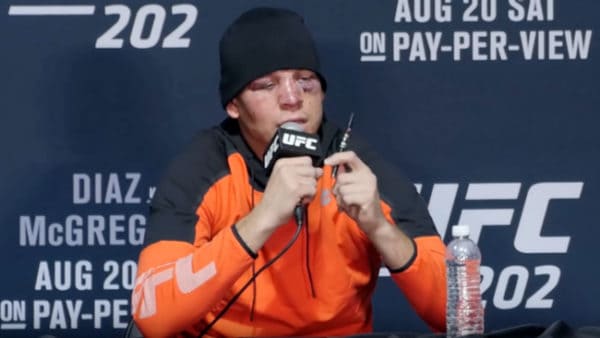 Nate Diaz Will Not Face Discipline For Vaping At UFC 202