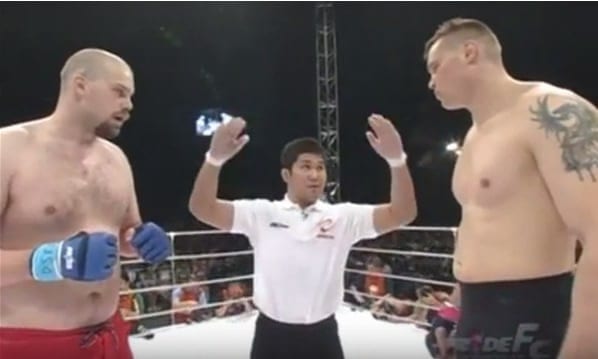 10 Real-Life Giant vs. Giant Fights In MMA 9 Schilt McGee